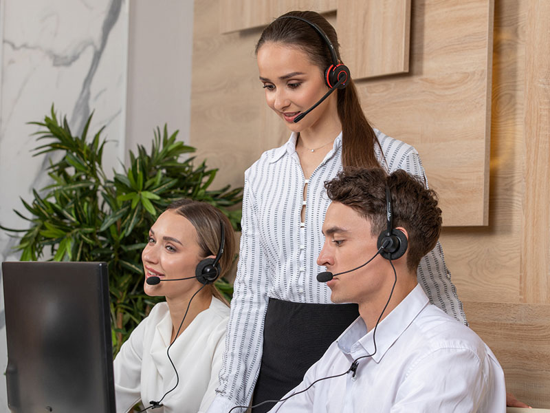 Проводная гарнитура VT1000-D RJ9(03)